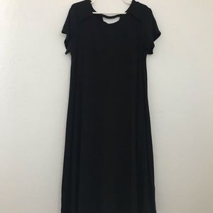 Black maxi dress